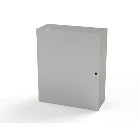 Saginaw Control & Engineering 1/4 Turn Latch Electrical Enclosures, 36 in H, 12 in D, 30 in W, NEMA 1, Carbon Steel SCE-36N3012LP